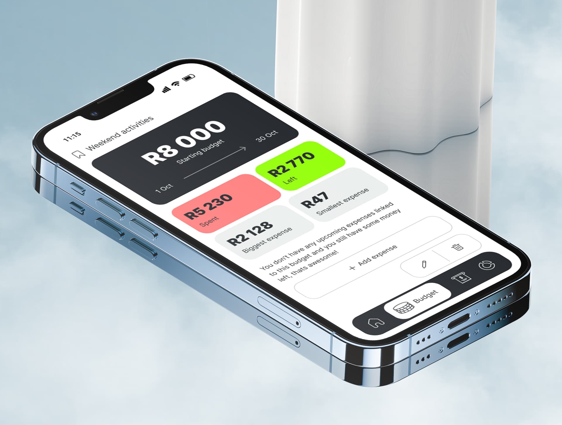 Buccet budgeting app